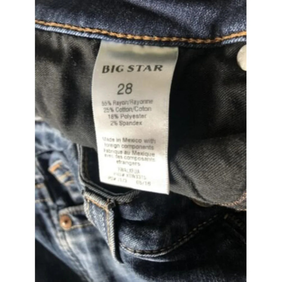 Womens BIG STAR ALEX Jeans Size 28 - Picture 5 of 7